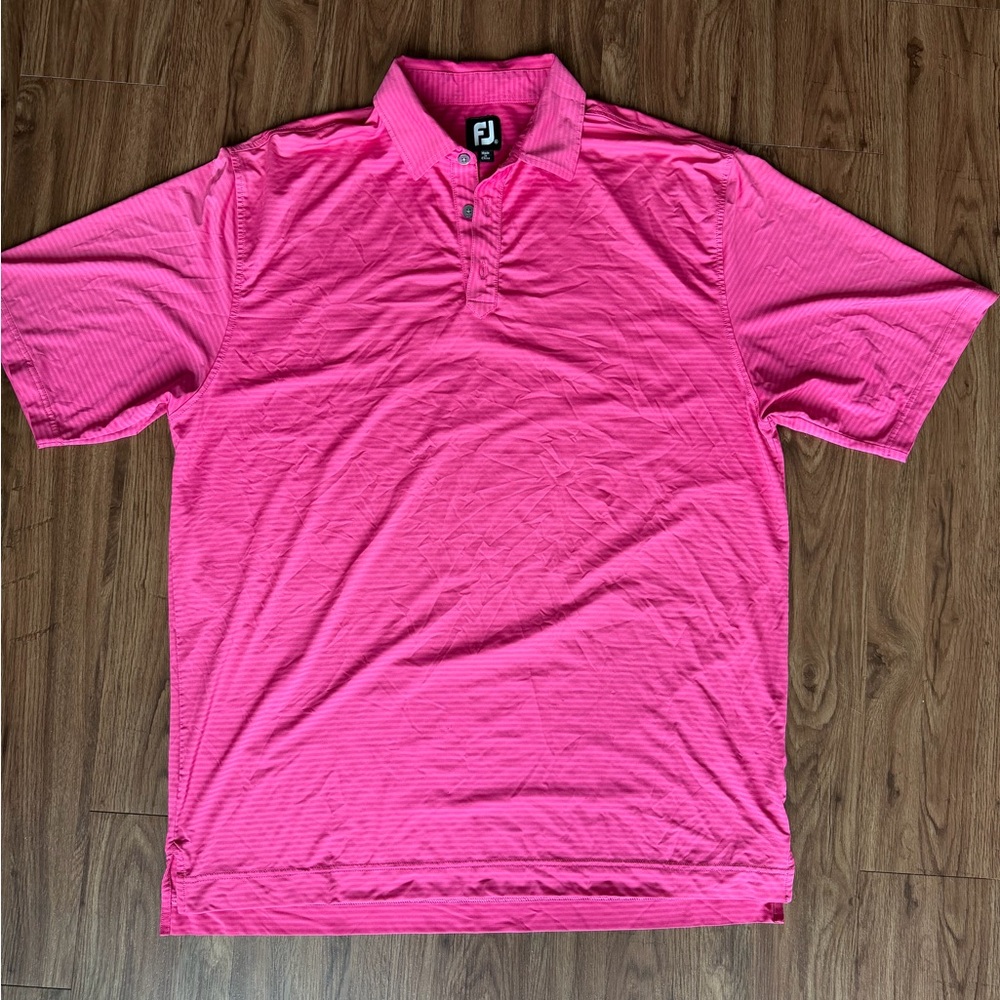 FootJoy Men’s Hot Pink Performance Polo